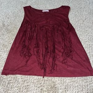 Fun tank top with tassels